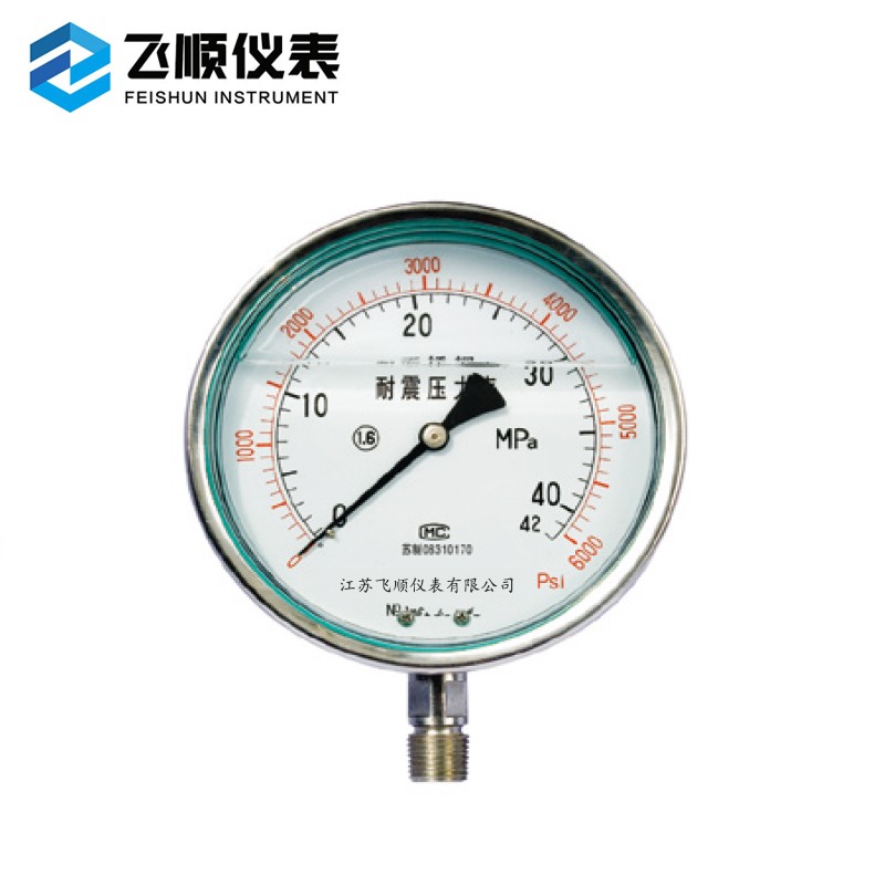 YB全不锈钢压力表(含耐震型)